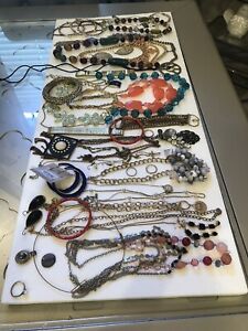 3 Pound Vintage to Modern COSTUME JEWELRY Lot Over 50 pieces