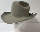 Vintage Resistol 3X Beaver Felt Silver Belly Cowboy Hat Size 7 1/4