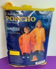 Children's Poncho With Hood Yellow Size L Fits ages 8 and Up New in Package