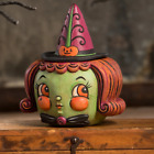 Bethany Lowe Johanna Parker Hagatha Hollow Head Container Green Witch New 2024