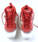 Nike Air Force Trout 4 Men's Size 7 M Pro Baseball Cleats Red & White Shoes