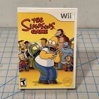 The Simpson's Game Original 2006 Nintendo Wii Video Game With Manual - No Poster