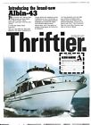1980 Albin 43 boat yacht trawler ad