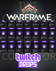 Warframe Sevagoth + Archon Shards  + 17 Forma and More Twitch Drops