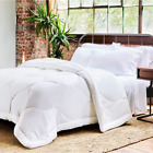 NEW! Buffy Cloud Comforter King Cal King White 300 Thread Count $235 msrp I13-1