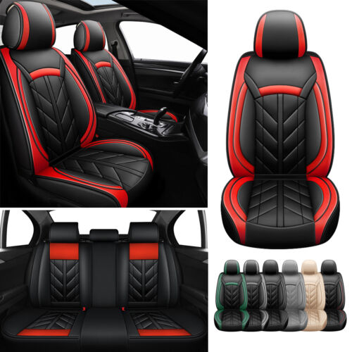 For Kia Car Seat Cover 5 Seat Front&Rear Seat Protector Pu LeatherSeat Protector