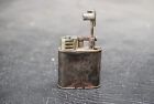 VINTAGE ANTIQUE DUNHILL SILVER PLATE PIPE LIGHTER SWITZERLAND ENGLISH