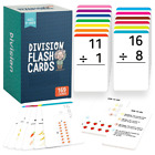 Math Manipulatives 169 Division Flash Cards Fraction Manipulatives Set for Kids