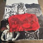 Lot Of 5 Vintage TAPOUT Tee T Shirt Graphic Spellout Men’s XL Extra Large