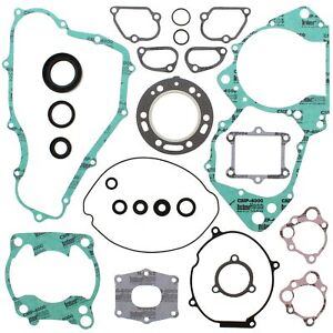 Honda CR250R, 1989-1991, Complete/Full Gasket Set with Seals - CR 250/CR250