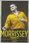 Morrissey autographed gig poster
