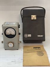 Bird 43 thruline wattmeter with 50w element and leather case -Untested (Read)