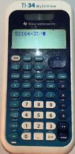Texas Instruments TI-34 MultiView 4-Line Display Handheld Scientific Calculator