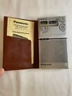 New ListingVintage Panasonic RF-016 Portable Alarm Clock Pocket Radio W/Case ~ For Parts