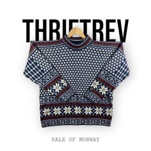 [XL] Dale Of Norway Fair isle Classic Wool Sweater Unique Pattern