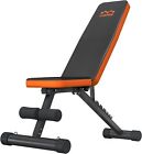 Lusper Weight Bench for Home Gym, Adjustable and Foldable Weight Bench, Multi-Pu