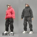 1/12 Scale Fashion Hoodie Clothes Fit 6'' Female/Male PH TBL Action Figure Dolls