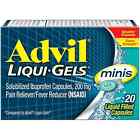 Advil Liqui-Gels Minis Pain and Headache Reliever Ibuprofen, 200 Mg., 20 Count