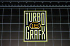 TURBO GRAFX 16 vinyl decal / sticker retro vintage video game tg16 turbografx