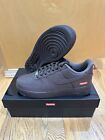 Nike Air Force 1 Low Supreme Baroque Brown CU9225-200  Mens Size 7 Brand New