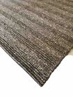 Hand Woven, Loop and Braid Chunky Wool,Brown , Area Rug. Available in Many Sizes