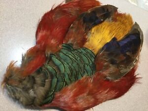 Golden Pheasant skin, for trout and salmon fly tying