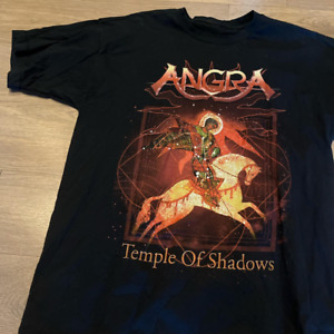 Angra Temple of Shadows T-Shirt Short Sleeve Cotton Black Unisex S to 5XL BE903