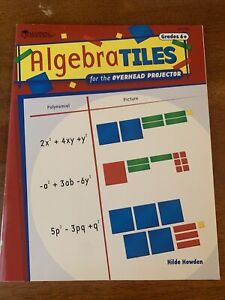 Overhead Algebra Tiles Book And Math Manipulatives Teacher Resource 70 pc NEW