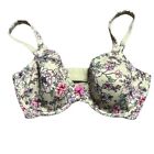 Victoria’s Secret Body by Victoria 36D Green and Pink Embellished Underwire Bra