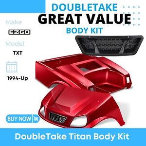 DoubleTake Titan Ruby Golf Cart Body Kit with Grille for E-Z-GO TXT 1996-Up