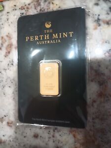 New Listing5 gram Gold Bar - The Perth Mint (In Assay)