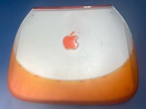 Vintage Apple Tangerine Orange Clamshell iBook Laptop