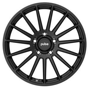 Pulse P4 18X8 +45 Gloss Black Wheel 5x110 5x115 (QTY 1)