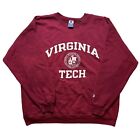 Vintage Virginia Tech University Champions Pullover Hoodie Sweatshirt Size XL