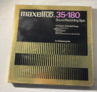 Maxell UD 35-180 Sound Recording Tape 3600'Metal Reel Recorded 192 Mins Both Way