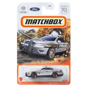 Matchbox - 2023 Mainline 23/100 Ford Police Interceptor (BBHKW90)