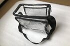 Stadium Approved Clear Lunch Bag Adjustable Strap Zippered Comp. Mesh Pocket