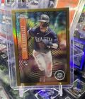 2022 Topps Chrome Sonic Julio Rodriguez Gold Expose Refractor 08/50 SP RC🔥