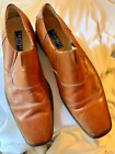 Fratelli Mens Dress Slip-On Shoes,  Italian Leather,  Tan, Size 15