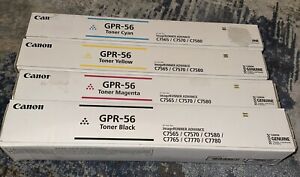 Genuine Canon GPR-56 CMYK Toner Carts iR ADV C7565 C7570 C7580 C7770 🔥