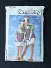 Simplicity 7734 Walt Disney Daisy Duck Costume 1986 Pattern Child Size 6-8 Cut