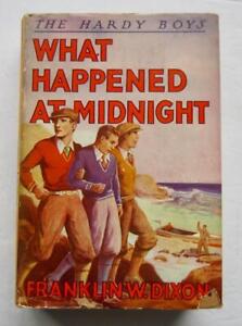 Hardy Boys #10 What Happened At Midnight ~ Franklin W Dixon Thick 1st Art DJ