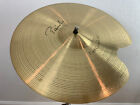 PAISTE SIGNATURE 14-inch Fast Crash Cymbal 90s 00s Vtg Repaired 636g AUDIO FILE