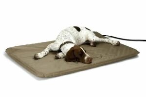 K&H Pet Products Lectro-Soft Heated Outdoor Bed Large Tan 25