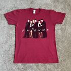 VTG Friends The TV Show Series T-Shirt Child’s Sz. SMALL Red Graphic FADED Stain