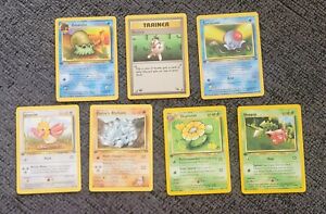 First Edition 1st Ed Pokémon TCG 7 card lot Vintage Jungle Fossil Neo Gym Heroes