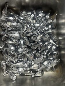 80, 3 OZ HANDMADE LEAD BANK SINKERS From A Do -It - Mold