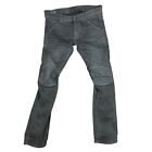 G-Star Raw 5620 Waxed Gray 3D Skinny Mens Jeans Size 36x34 Excellent