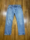 Vintage Levi's 501 xx Size 34x29 Light Wash Denim Jeans Made In USA 80s
