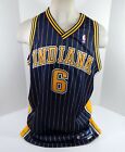 2004-05 Indiana Pacers #6 Game Issued Navy Jersey 46 DP34748